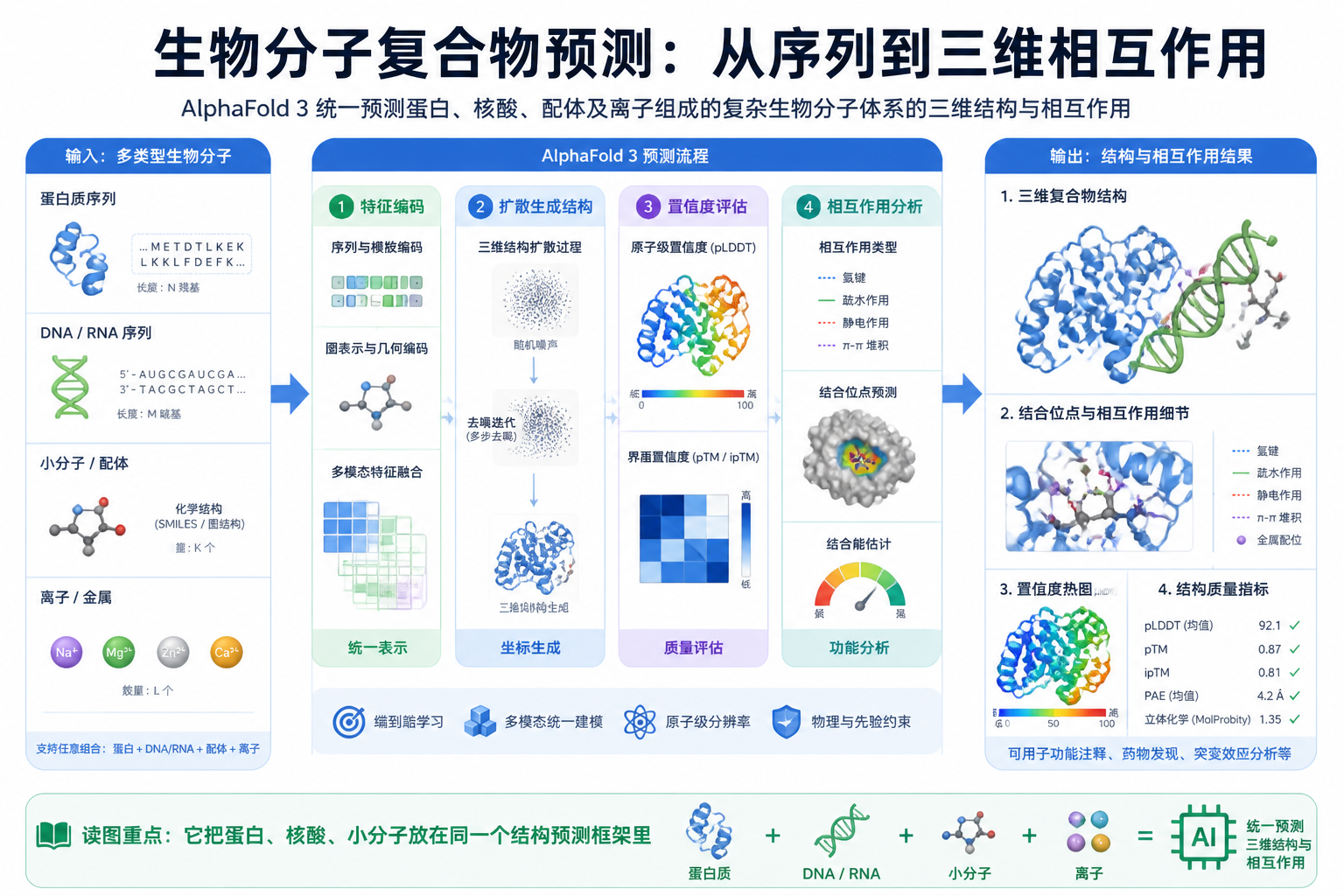 AlphaFold 3 论文关键图