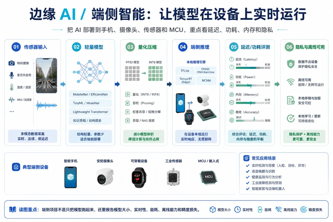 边缘 AI 科研方向图解