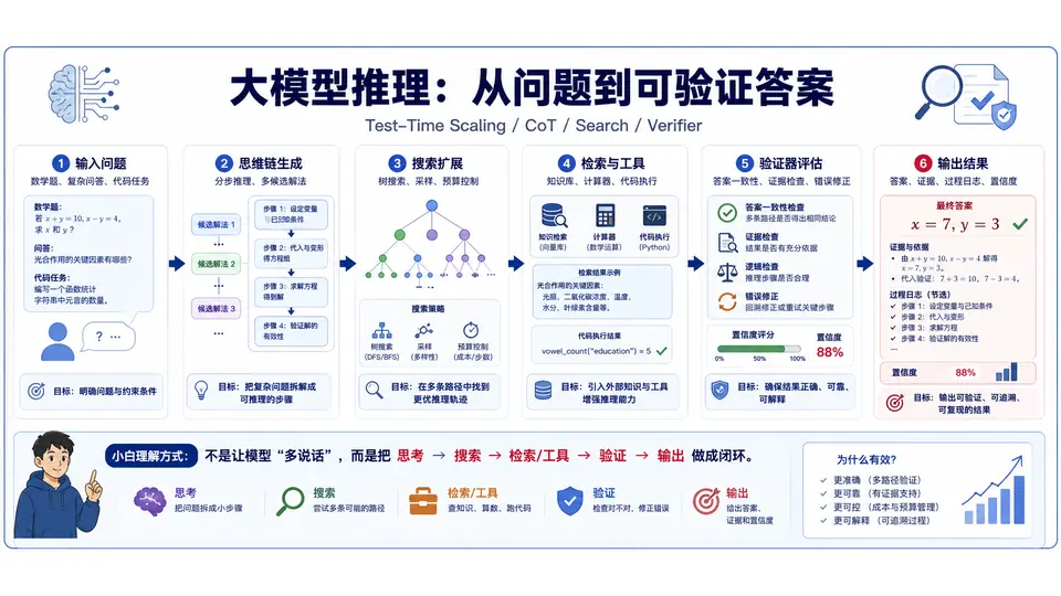 大模型推理 科研方向图解