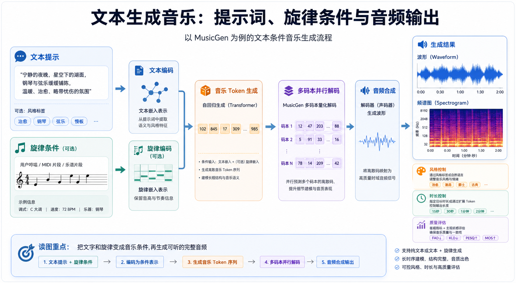 MusicGen 论文关键图