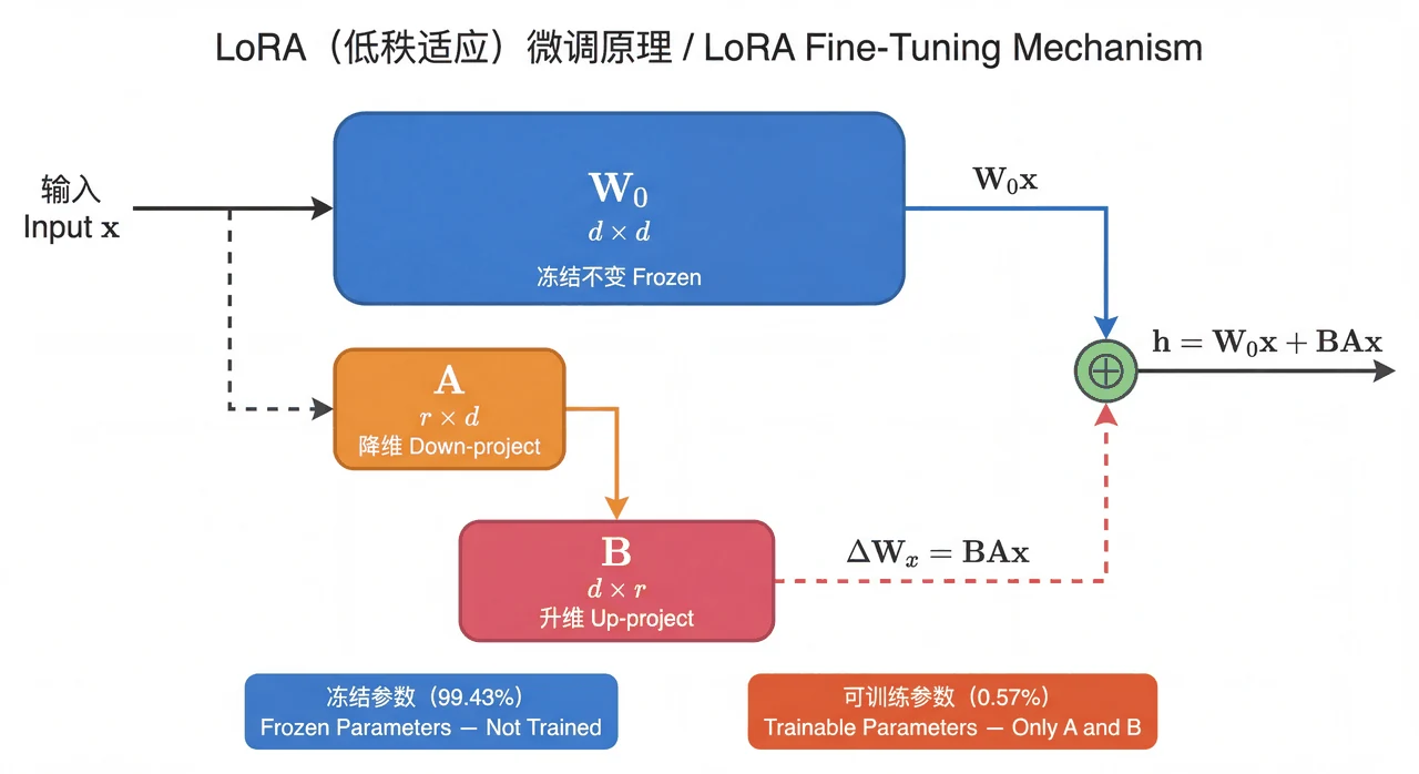LoRA 微调原理