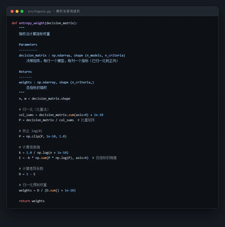 熵权法代码