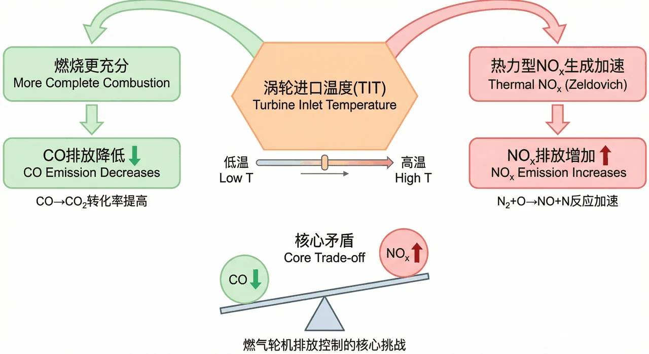 涡轮温度相反效应