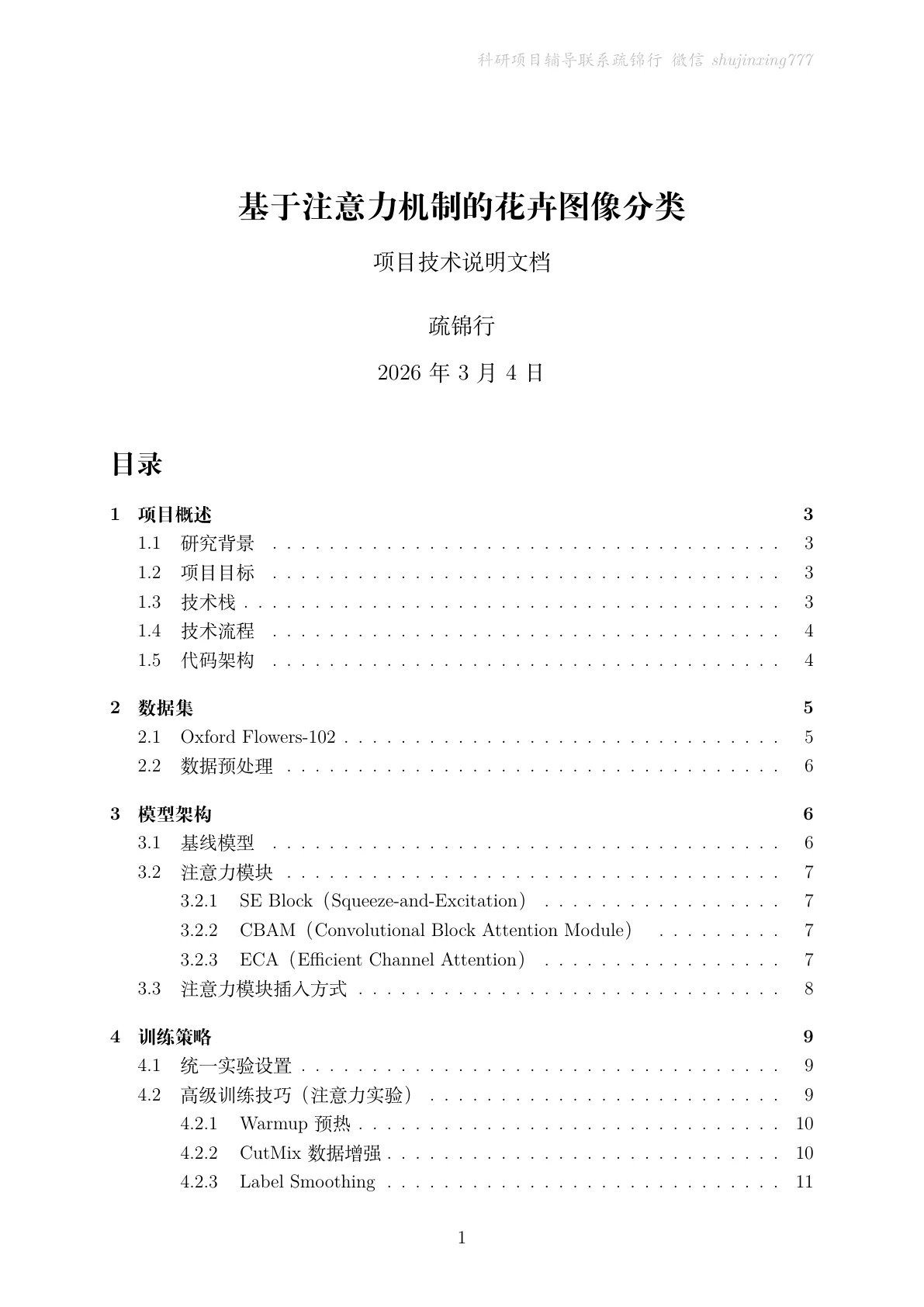 文档封面